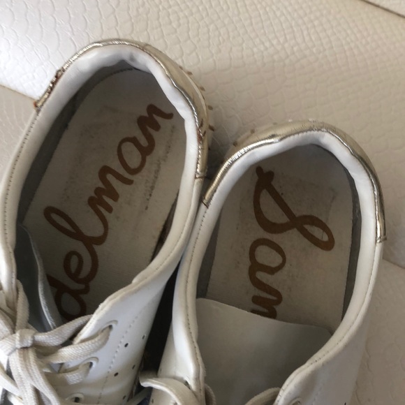 Sam Edelman Kavi Platform Sneakers Espadrille Trim - Picture 7 of 8